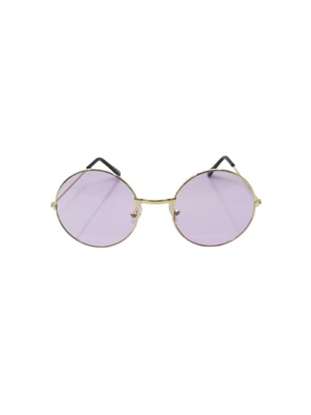 Retro Round Sunglasses, Purple Hippie Style, Circle Lens, 60s Fashion